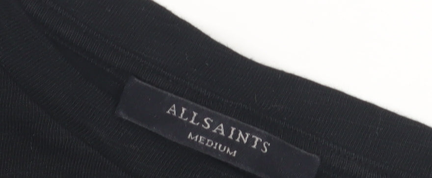 AllSaints Women's Black Bodycon Dress Medium