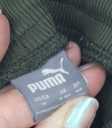 Puma Boys Green Jogger Trousers - Size 9-10 Yrs