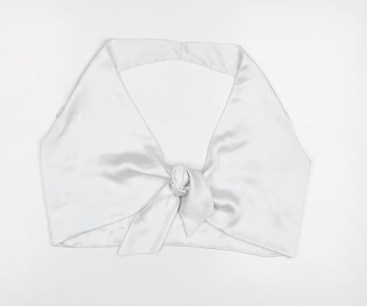 Womens UK Size XL Zara White Cropped Blouse