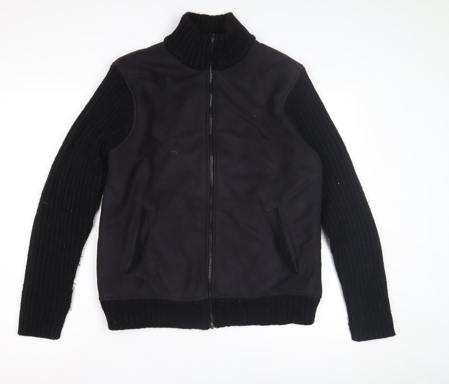 Mens UK Size M Speedtrap Black Basic Jacket