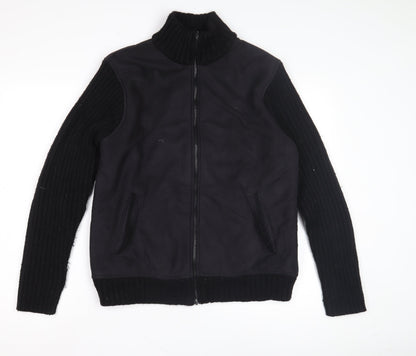 Mens UK Size M Speedtrap Black Basic Jacket