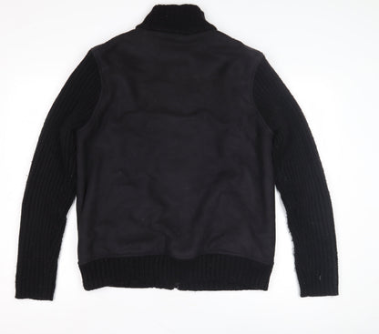 Mens UK Size M Speedtrap Black Basic Jacket