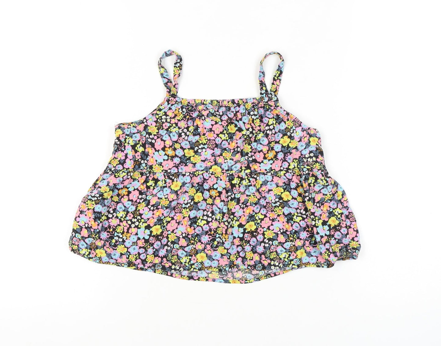 Next Girls Floral Camisole Top, Age 10, Multicoloured