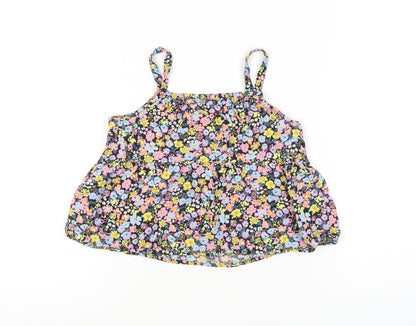 Next Girls Floral Camisole Top, Age 10, Multicoloured