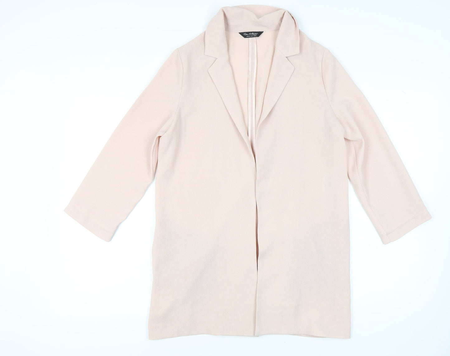 Miss Selfridge Women's Pink Coat Size 10