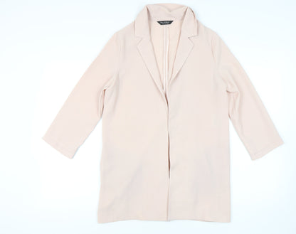 Miss Selfridge Women's Pink Coat Size 10
