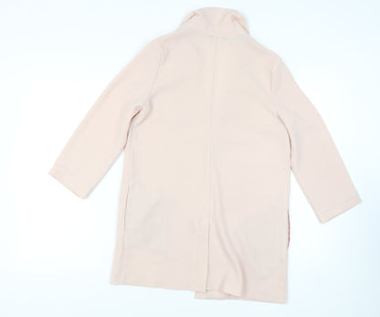 Miss Selfridge Women's Pink Coat Size 10