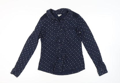 Womens UK Size 10 FatFace Blue  Button-Up