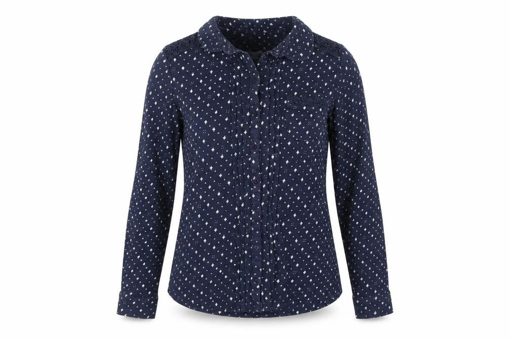 Womens UK Size 10 FatFace Blue  Button-Up