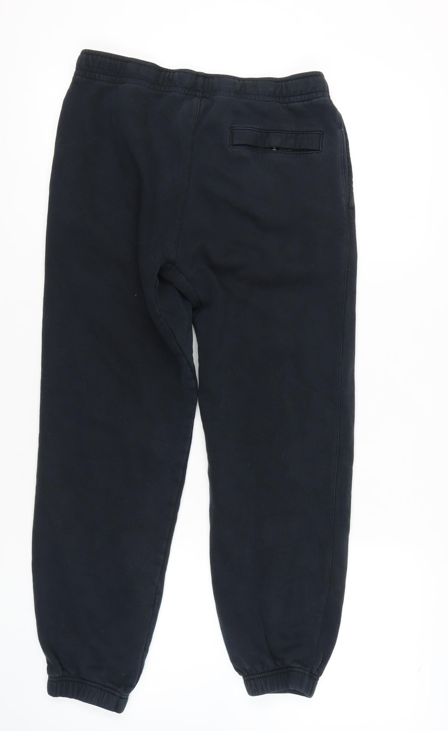 Nike Men's Black Jogger Trousers, Size M, Cotton Blend