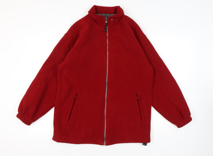 Planetproof Women's Red Fleece Jacket Size 14