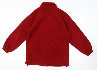 Planetproof Women's Red Fleece Jacket Size 14