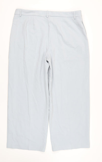 Womens UK Size 22 Marks and Spencer Regular Fit Business Casual Grey Trousers