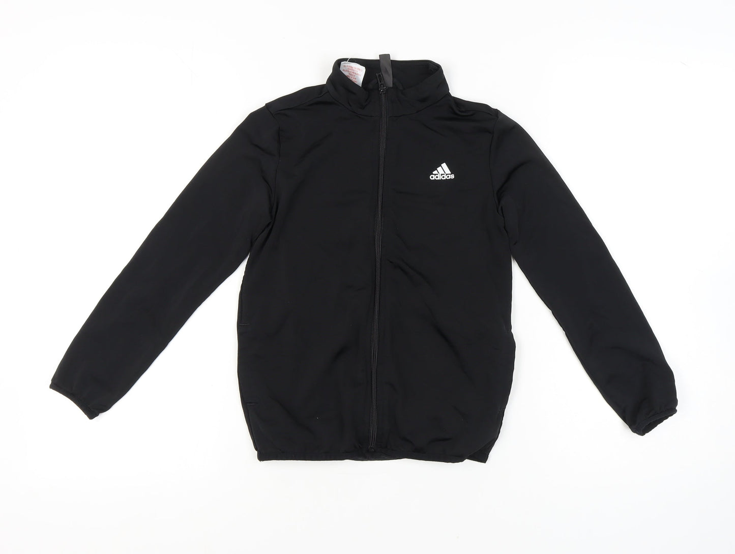 Adidas Boys Black Full Zip Sweatshirt 9-10Y