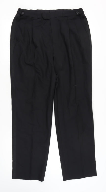 Marks and Spencer Men's Black Dress Pants, Size L