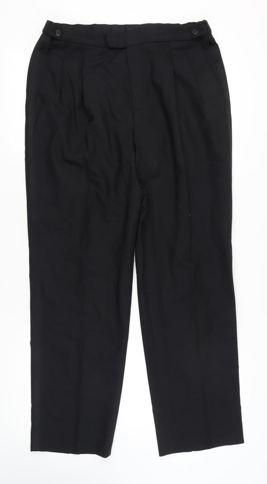 Marks and Spencer Men's Black Dress Pants, Size L