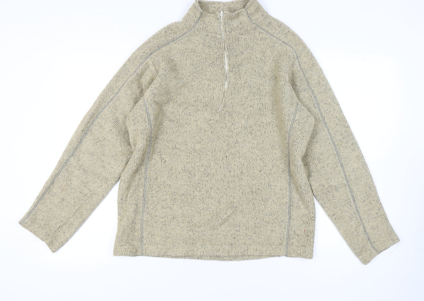 Mens UK Size M Peter Storm Beige 1/4 Zip