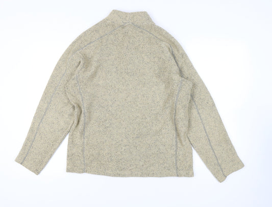 Mens UK Size M Peter Storm Beige 1/4 Zip