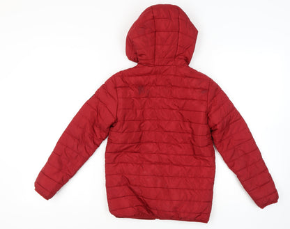 Jack & Jones Boys Red Puffer Jacket - Size 10 Years