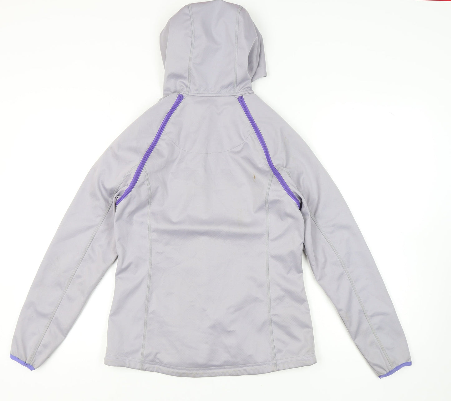 Womens UK Size S Crane Grey Basic Jacket