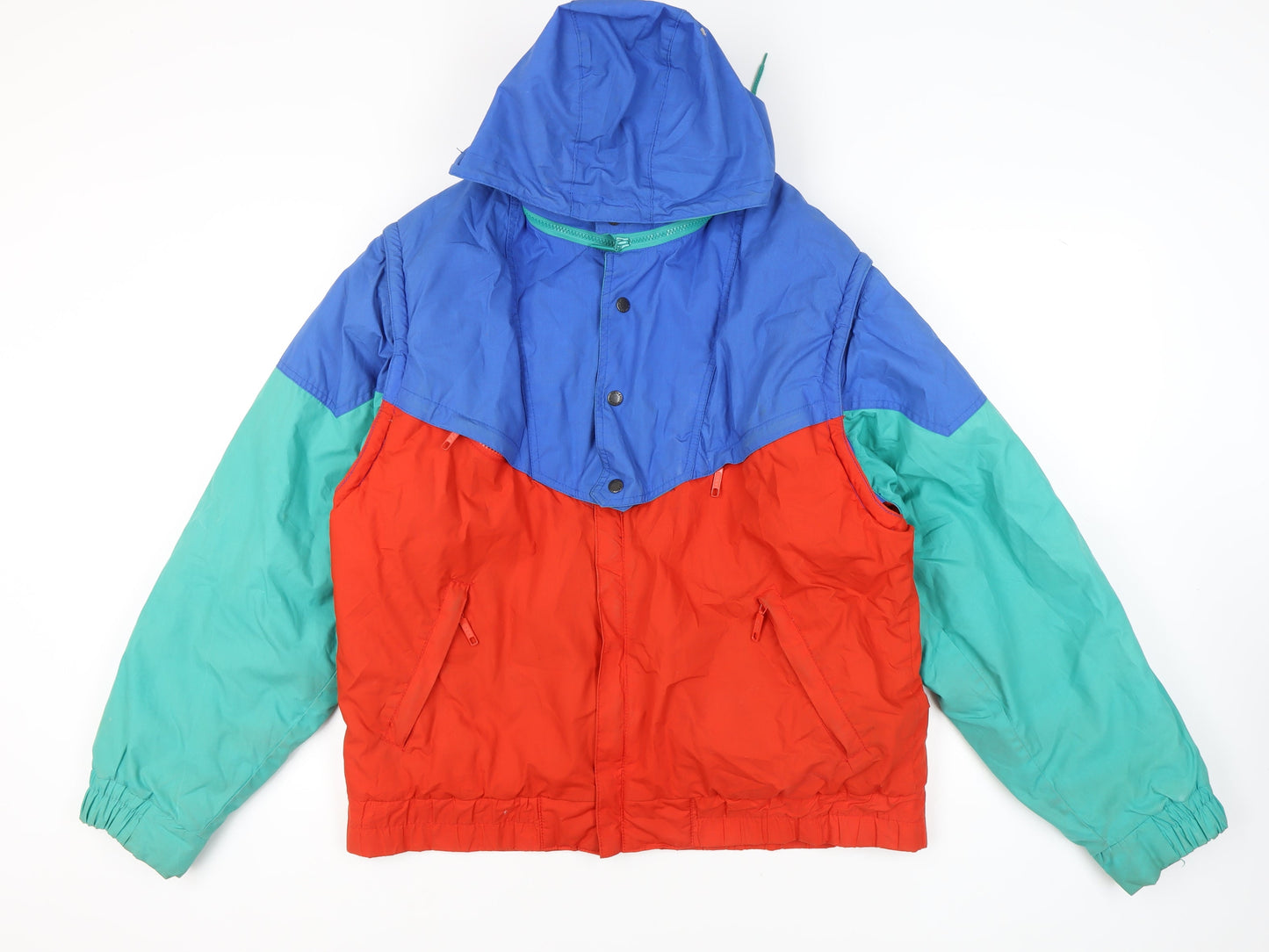 Mens UK Size 42 NEVICA Multicoloured Windbreaker Coat