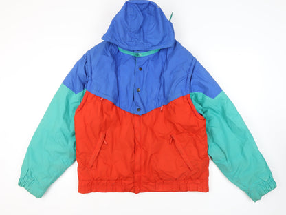 Mens UK Size 42 NEVICA Multicoloured Windbreaker Coat