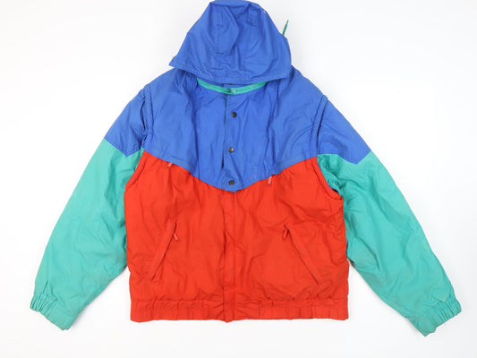 Mens UK Size 42 NEVICA Multicoloured Windbreaker Coat