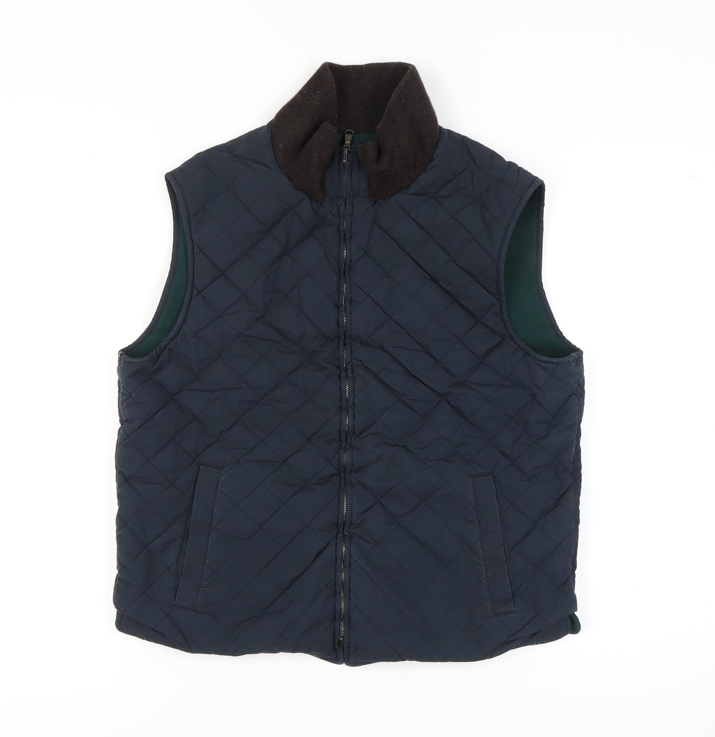 Morris Unisex Blue Quilted Waistcoat Size 20