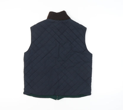Morris Unisex Blue Quilted Waistcoat Size 20