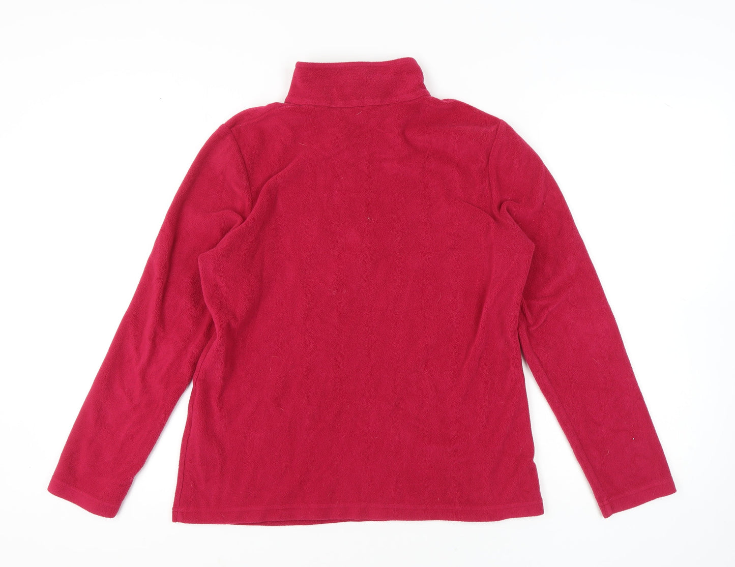 Regatta Women's Red Fleece Pullover Sweatshirt Size 14