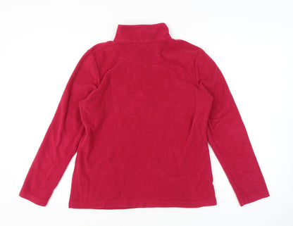 Regatta Women's Red Fleece Pullover Sweatshirt Size 14