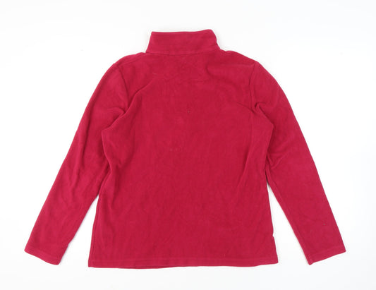 Regatta Women's Red Fleece Pullover Sweatshirt Size 14