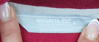 Regatta Women's Red Fleece Pullover Sweatshirt Size 14