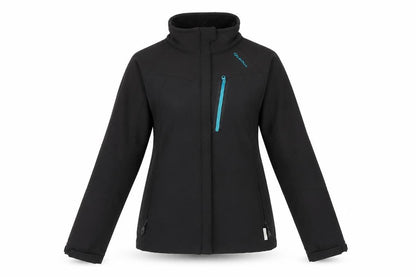 Womens UK Size XS Quechua Black Soft Shell