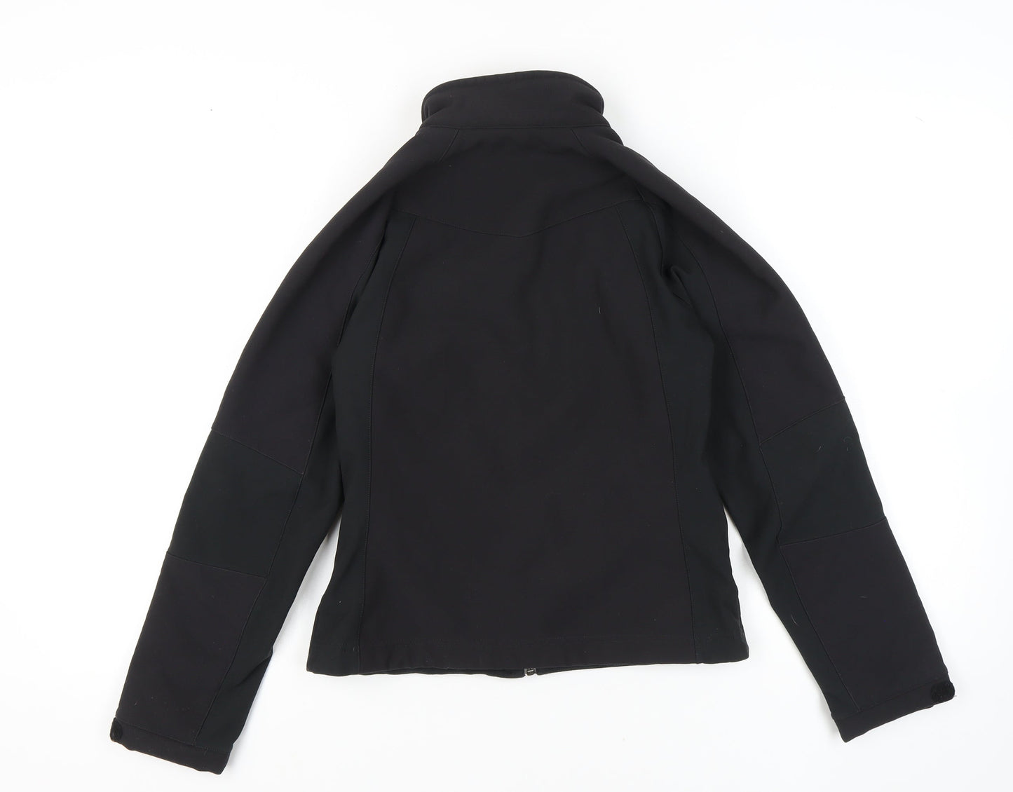 Womens UK Size XS Quechua Black Soft Shell