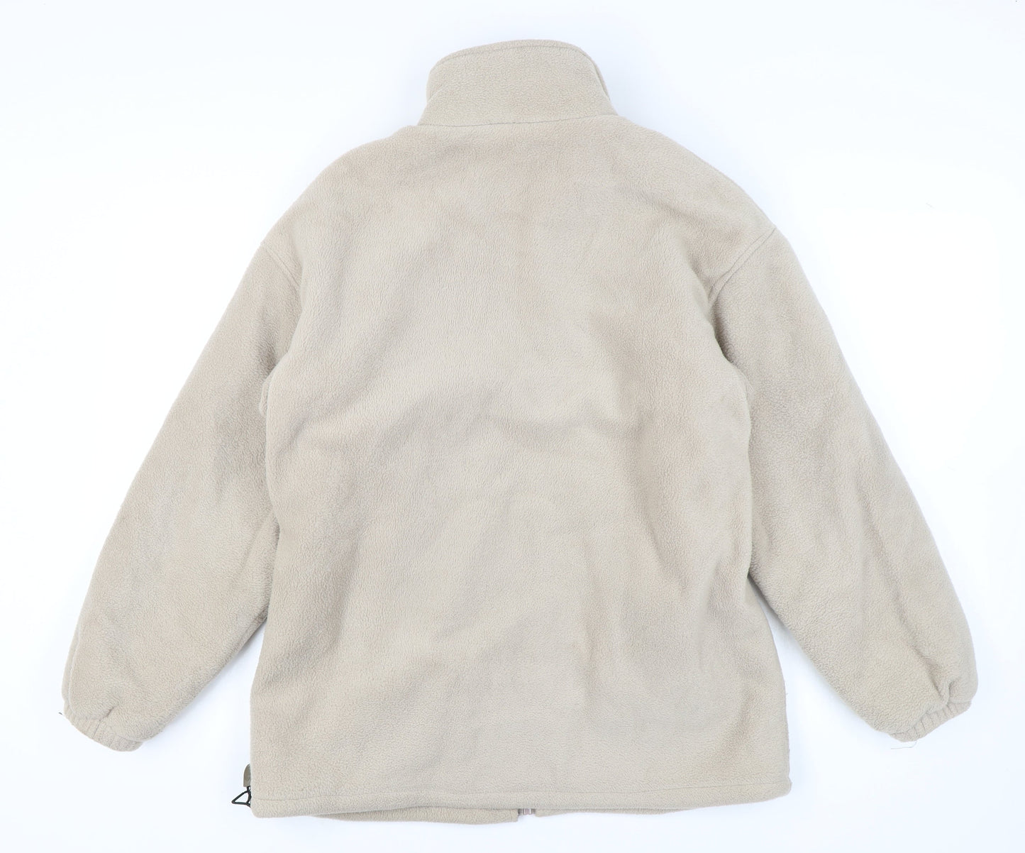 Mens UK Size S High Mount Beige Basic Jacket