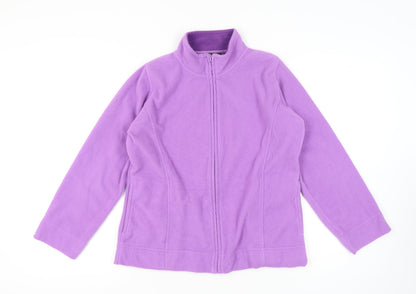 Womens UK Size M Isle Purple Basic Jacket