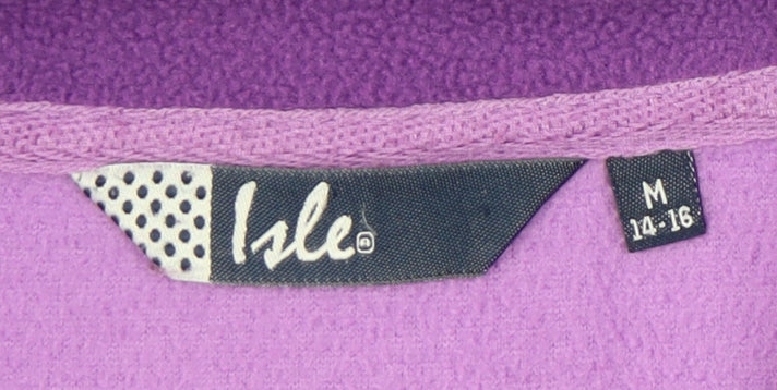 Womens UK Size M Isle Purple Basic Jacket