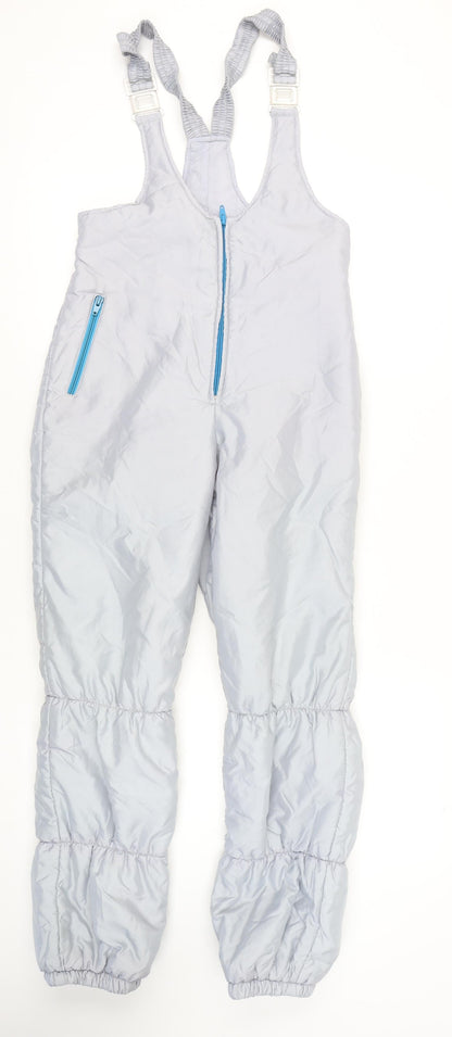 Rodeo Women's Grey Snow Pants Size 12 Insulated
