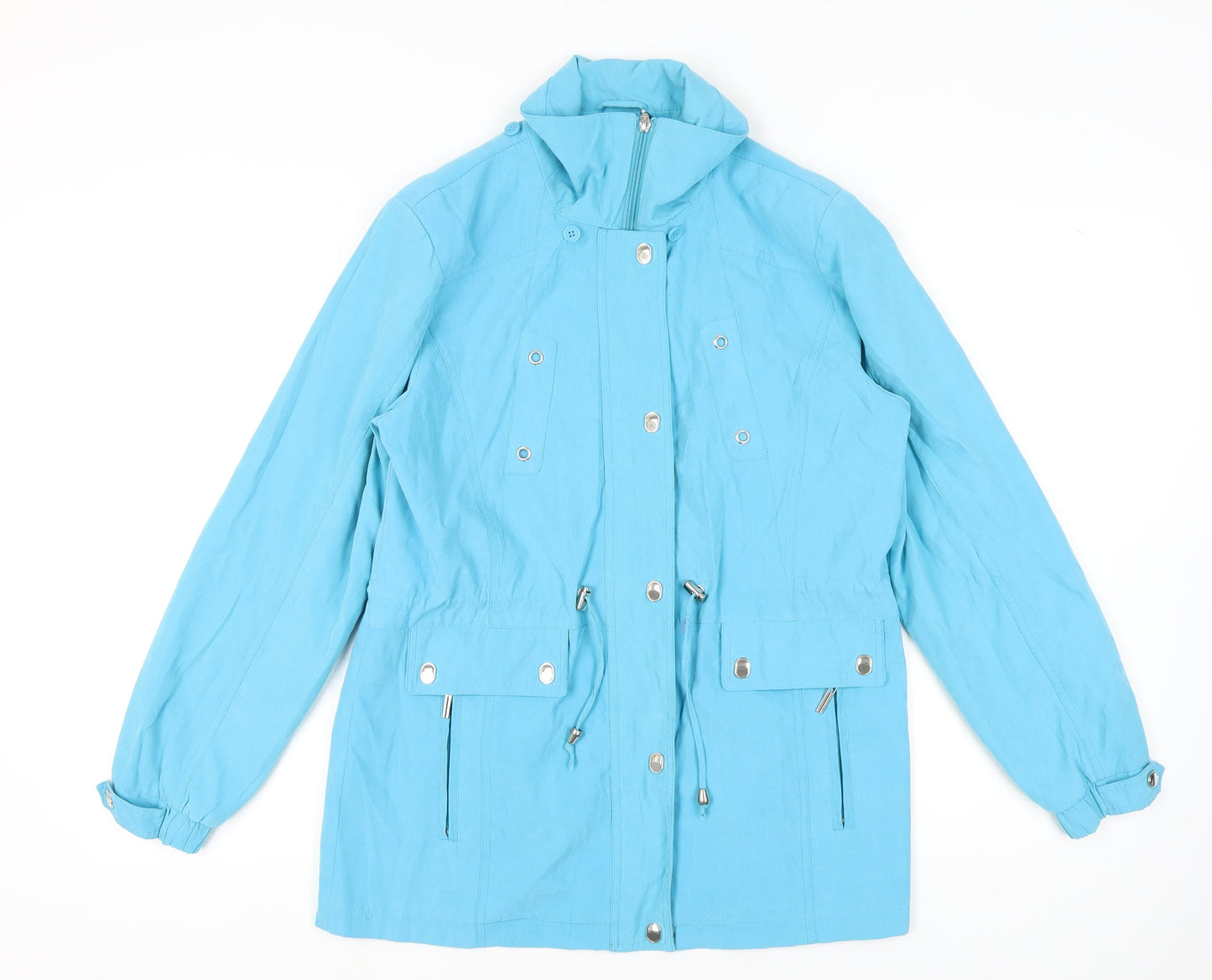 Womens UK Size 12 JBC Blue Anorak Coat