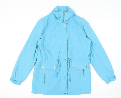 Womens UK Size 12 JBC Blue Anorak Coat
