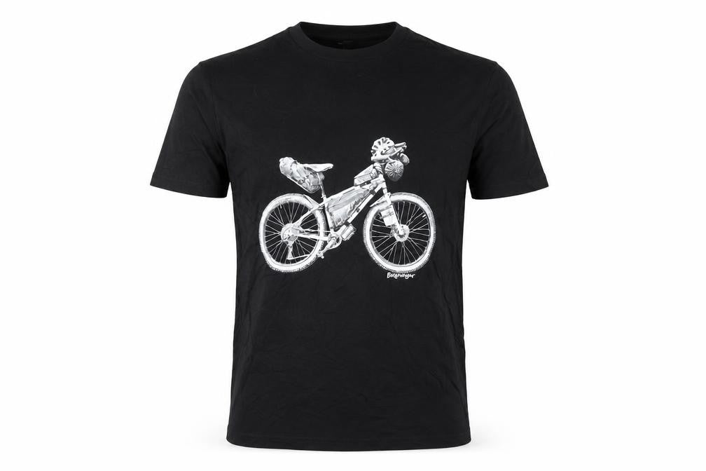 Teemill Black Biker Graphic Men's T-Shirt M