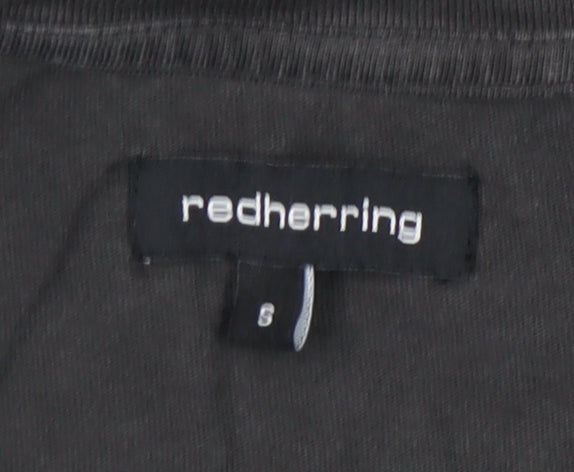 Red Herring Men's Grey Long Sleeve T-Shirt Size S