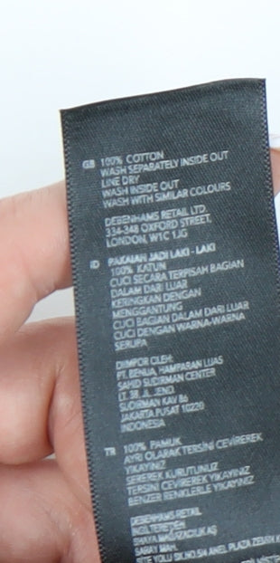 Red Herring Men's Grey Long Sleeve T-Shirt Size S