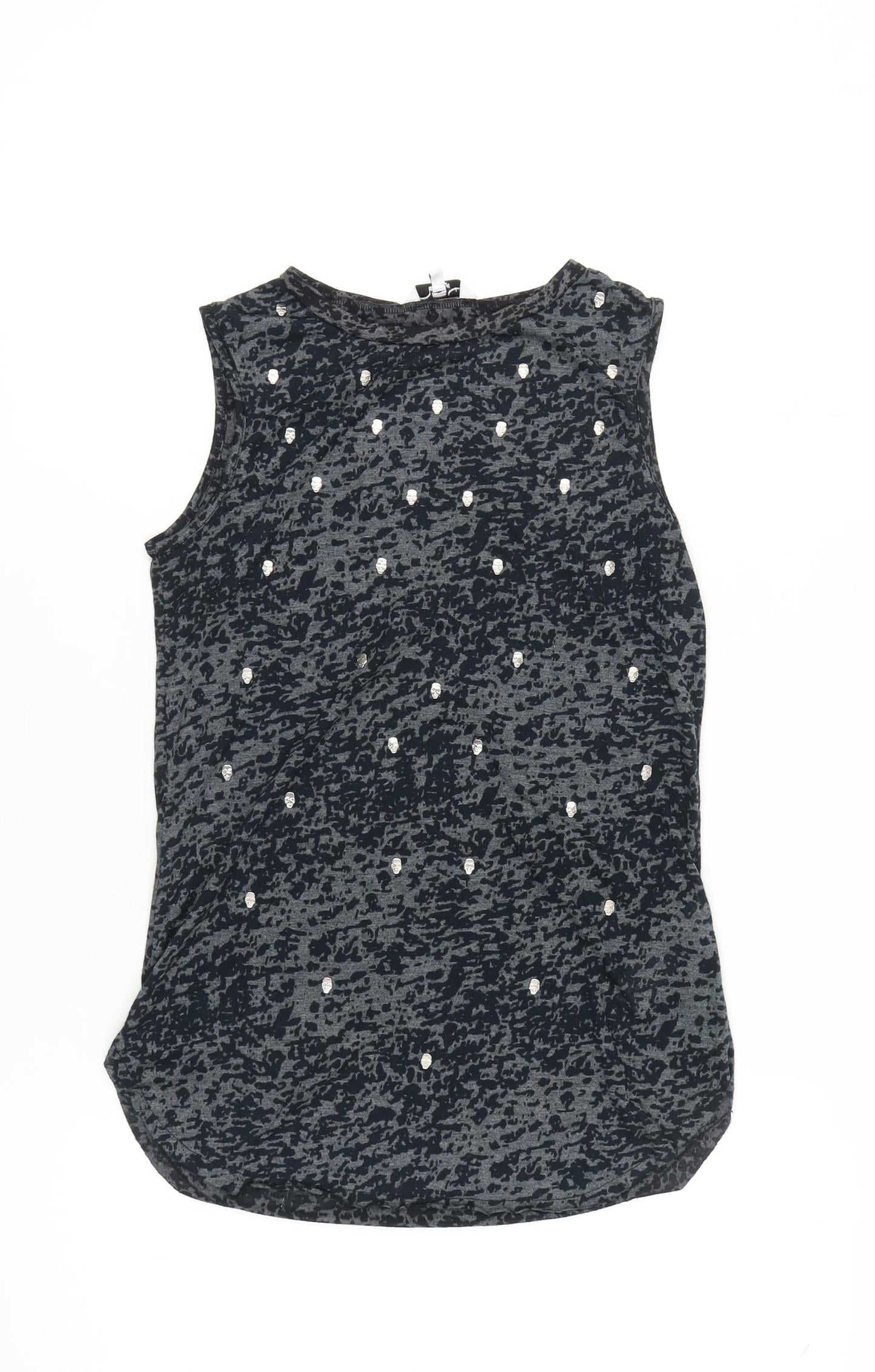 New Look Women's Black Animal Print Tank Top