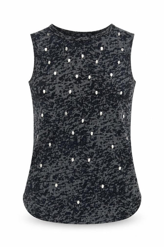 Womens UK Size 10 New Look Black Basic Tank
