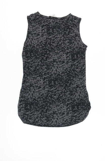 New Look Women's Black Animal Print Tank Top