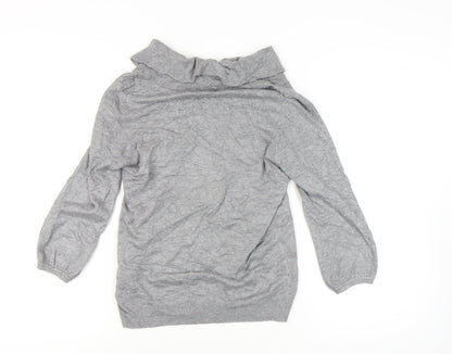 Womens UK Size 12 Marks and Spencer Grey Pullover Jumper