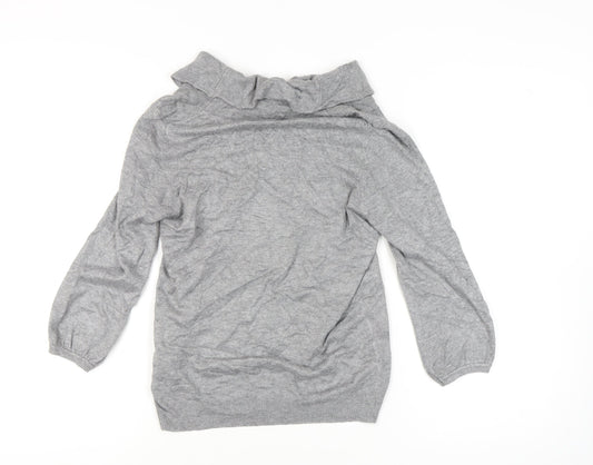 Womens UK Size 12 Marks and Spencer Grey Pullover Jumper