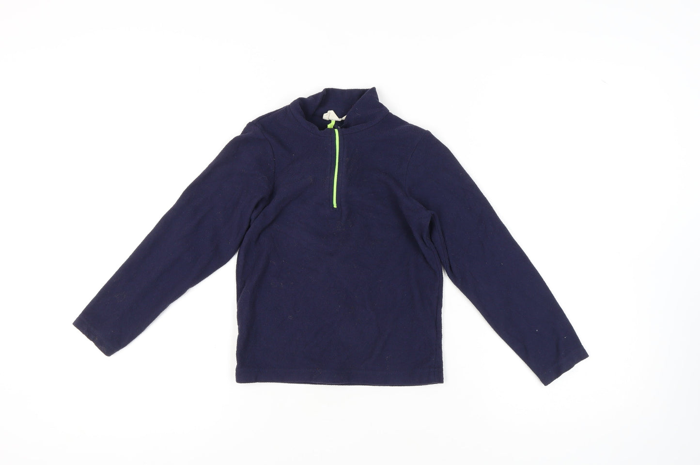 Mountain Warehouse Boys Blue Sweatshirt 7-8 Years - 1/4 Zip, Casual